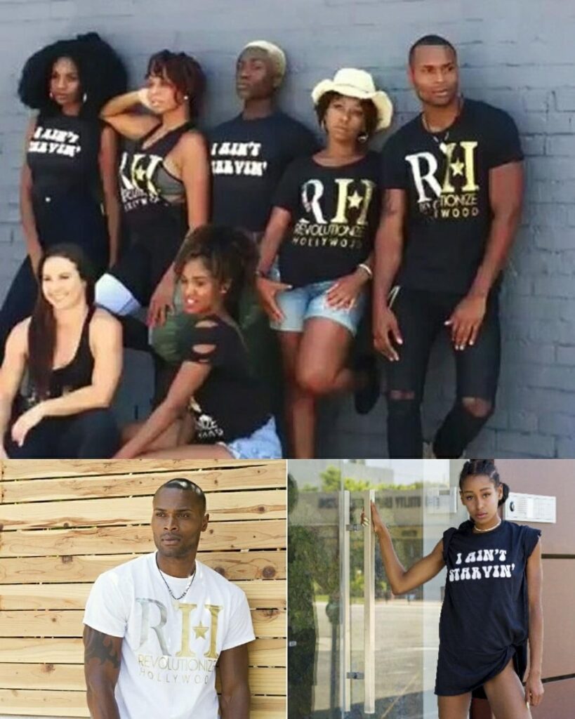 Basic Black Tee (White Print) (MALE/FEMALE)